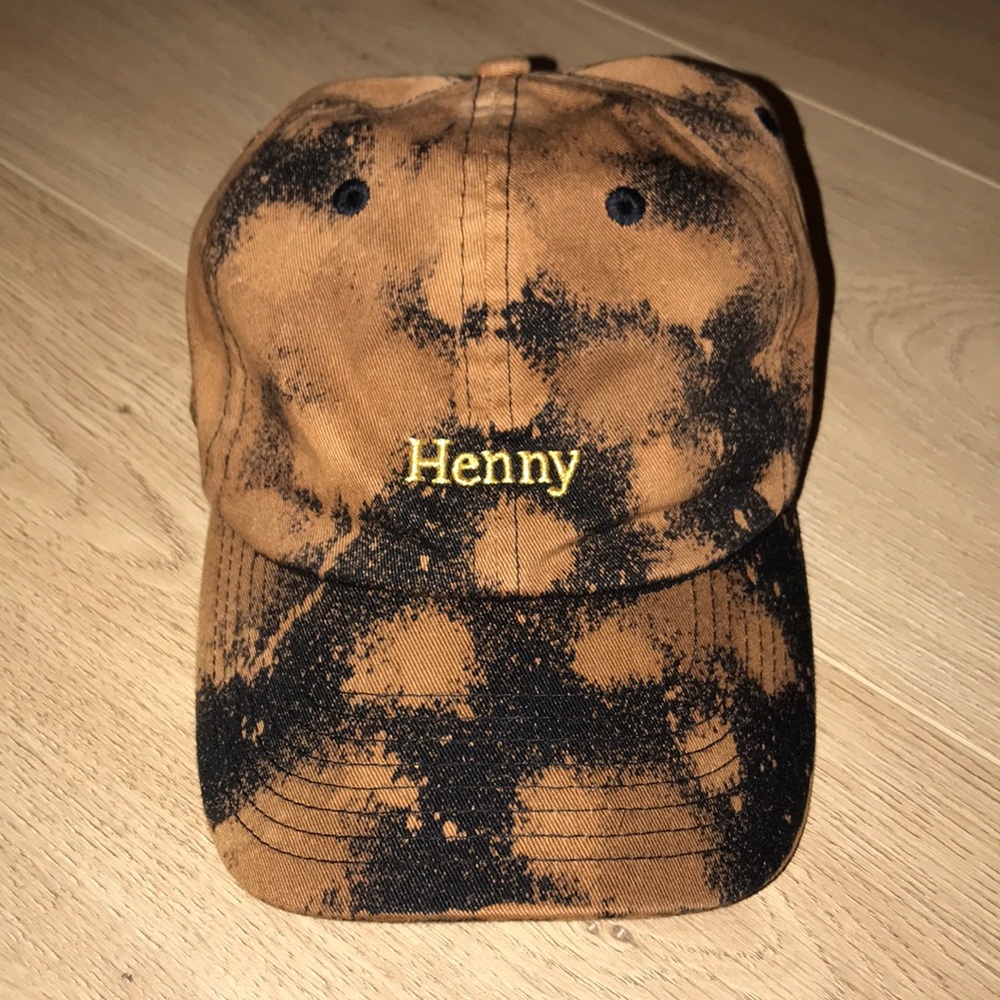 Henny bleached dad hat